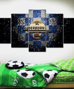 Alternative view of SC Paderborn 07 e.V. Rauten-Stil SCP Leinwandbilder