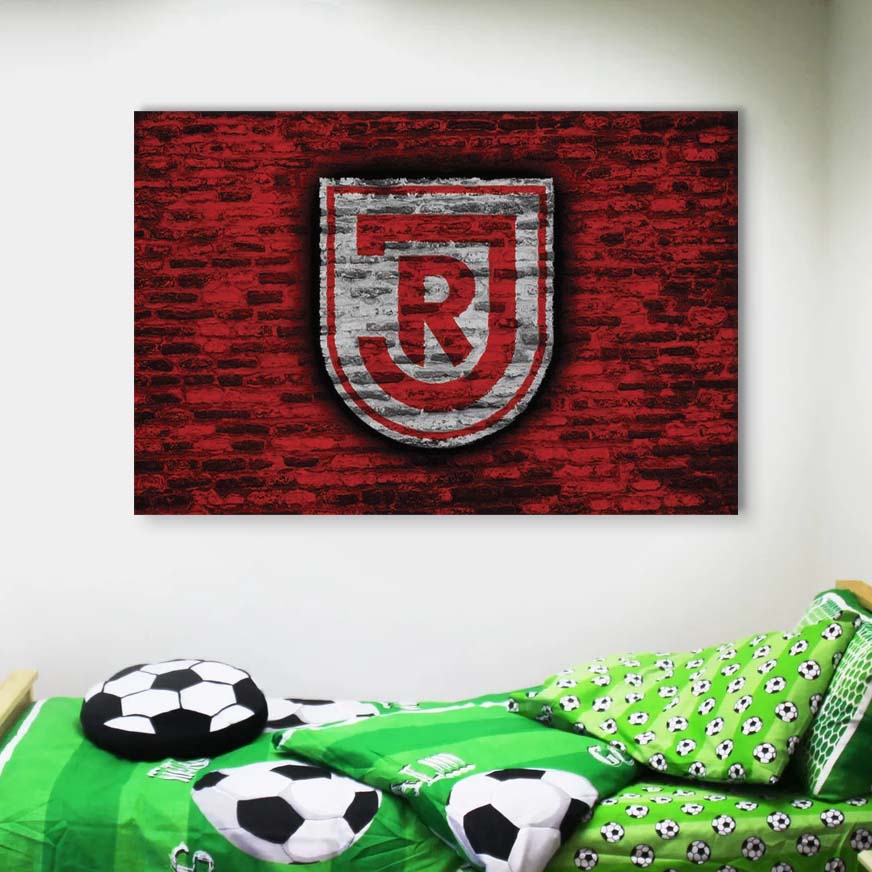 SSV Jahn Regensburg Rote Ziegelwand Leinwandbilder – Bild 4