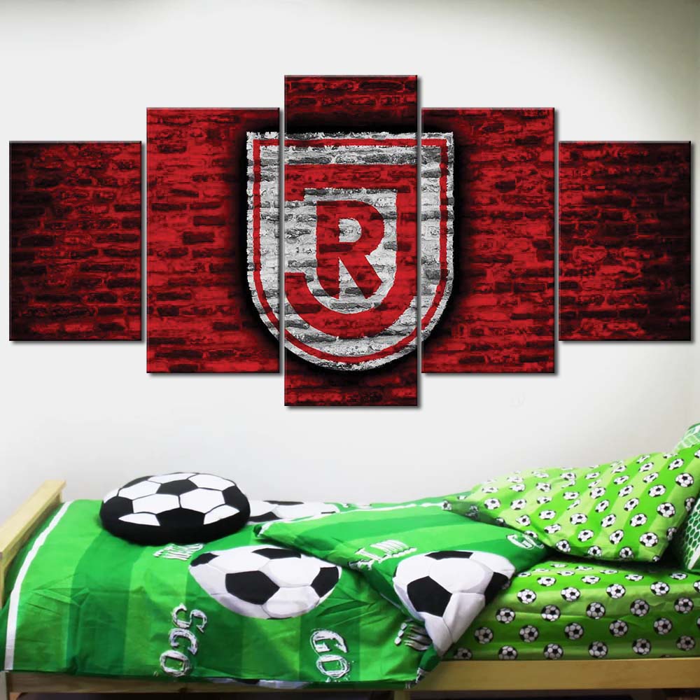 SSV Jahn Regensburg Rote Ziegelwand Leinwandbilder – Bild 2