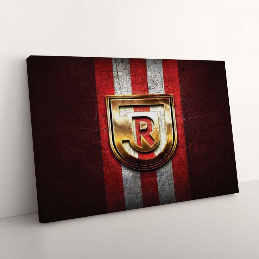SSV Jahn Regensburg Rotes Metall Leinwandbilder – Bild 7