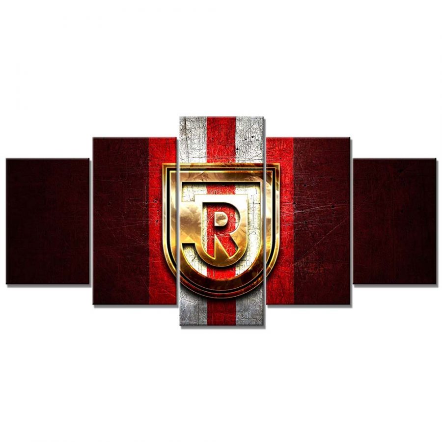 SSV Jahn Regensburg Rotes Metall Leinwandbilder – Bild 6