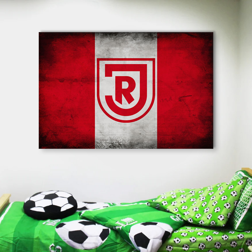 SSV Jahn Regensburg Rot-Weiß Leinwandbilder – Bild 4
