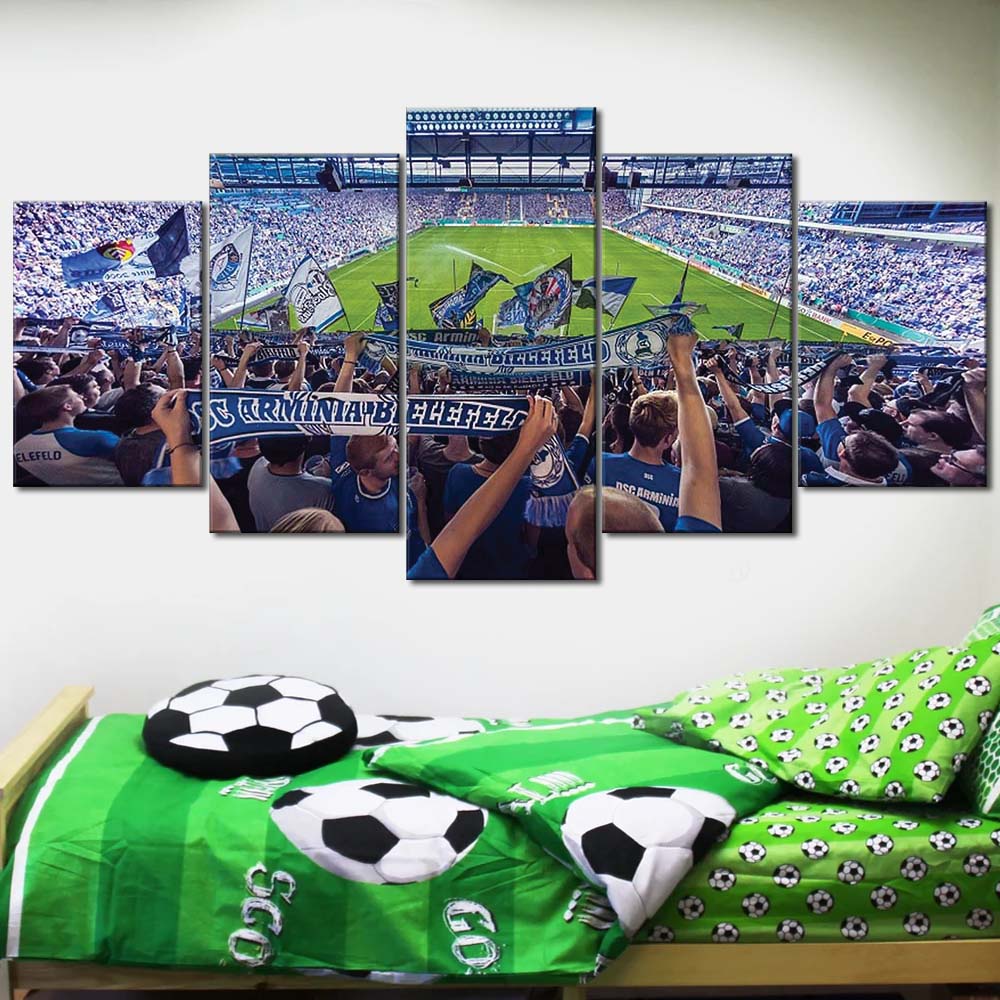 SchücoArena Stadion Alm DSC Arminia Bielefeld 5 Leinwandbilder – Bild 2