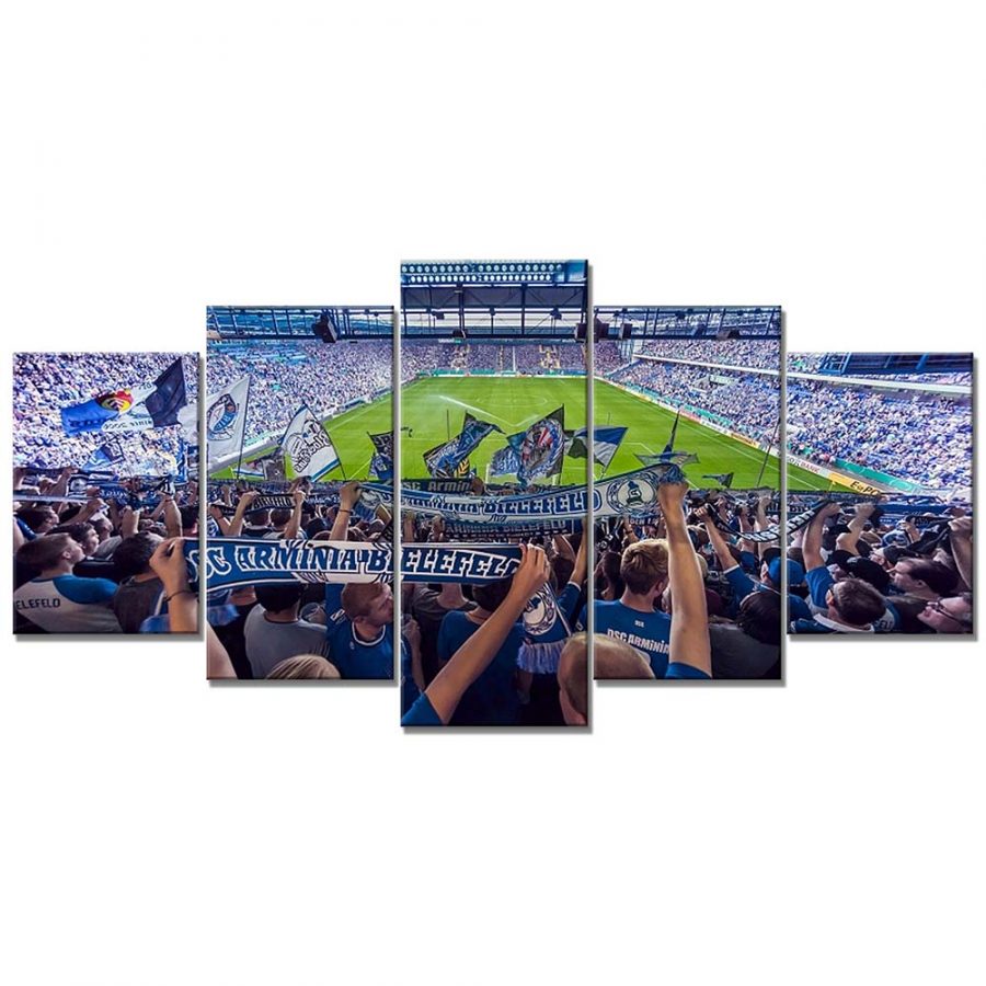 SchücoArena Stadion Alm DSC Arminia Bielefeld 5 Leinwandbilder – Bild 6