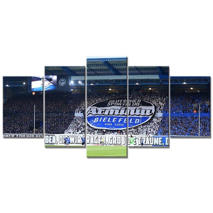 SchücoArena Stadion Alm DSC Arminia Bielefeld 6 Leinwandbilder – Bild 6