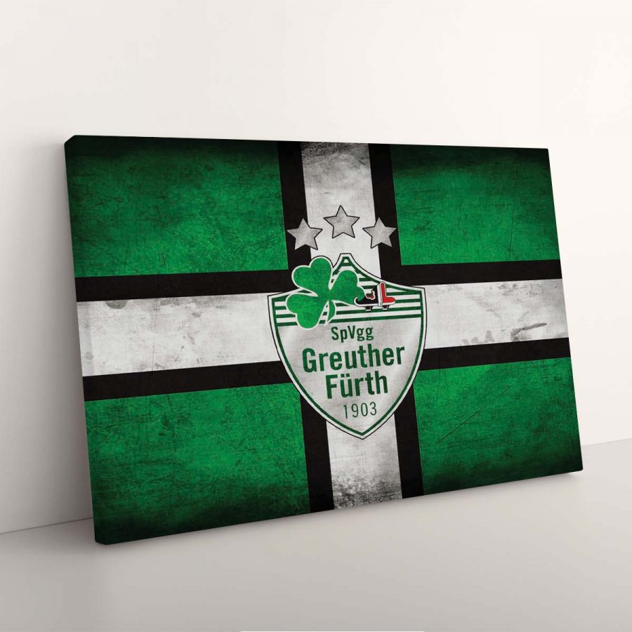 SpVgg Greuther Fürth Grün Leinwandbilder – Bild 7
