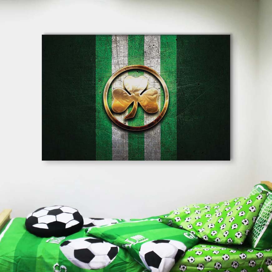 SpVgg Greuther Fürth Grünes Metall Leinwandbilder – Bild 4