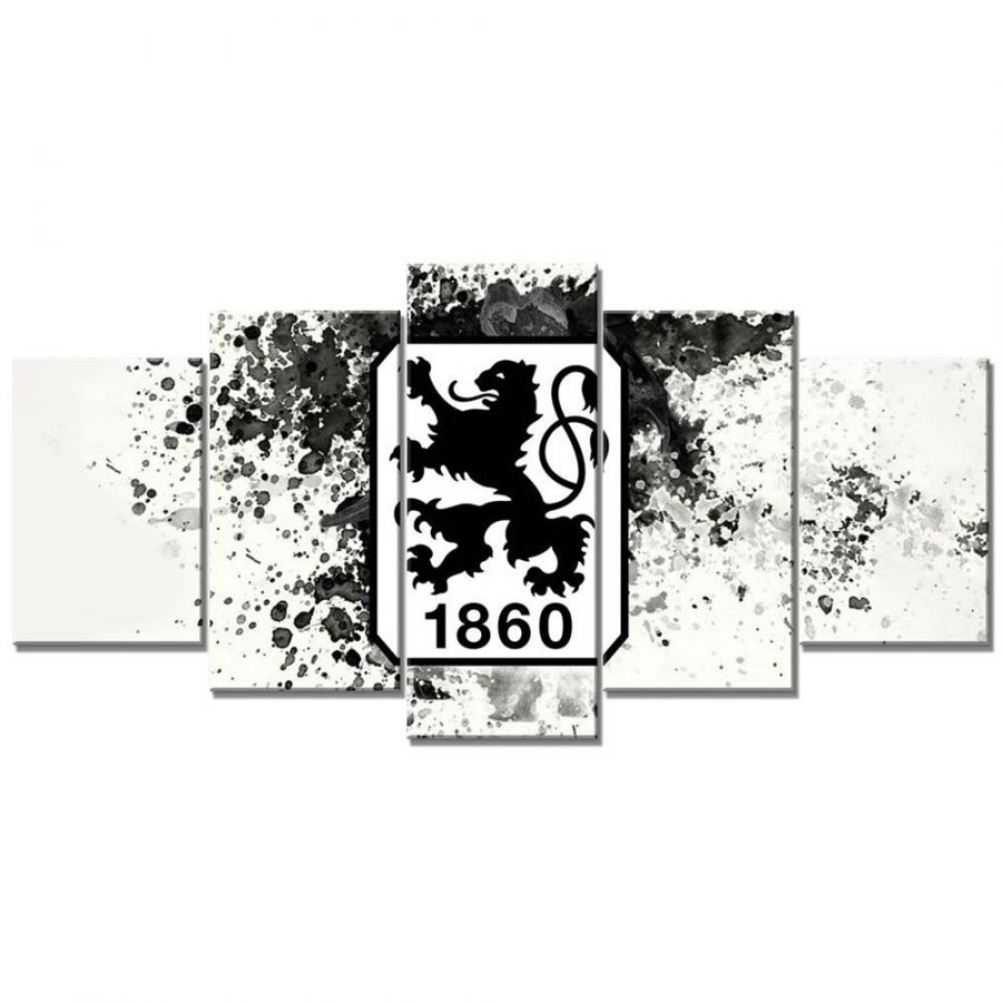 TSV 1860 München Schmutziger Hintergrund TSV Leinwandbilder – Bild 6