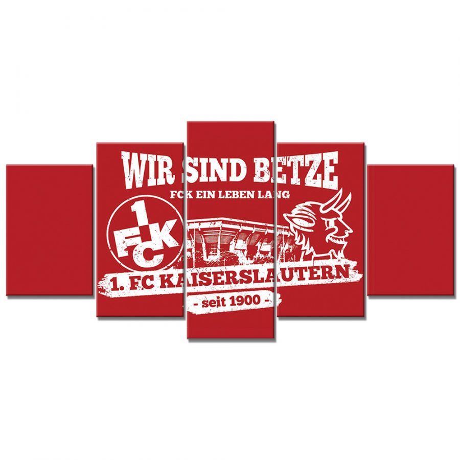1. FC Kaiserslautern Wir sind Betze – Ein Leben lang 1FCK Leinwandbilder – Bild 6
