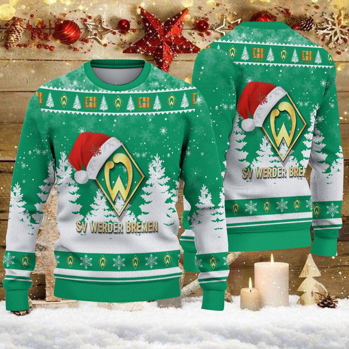 Weihnachtspullover Werder Bremen – Ugly Christmas Sweater