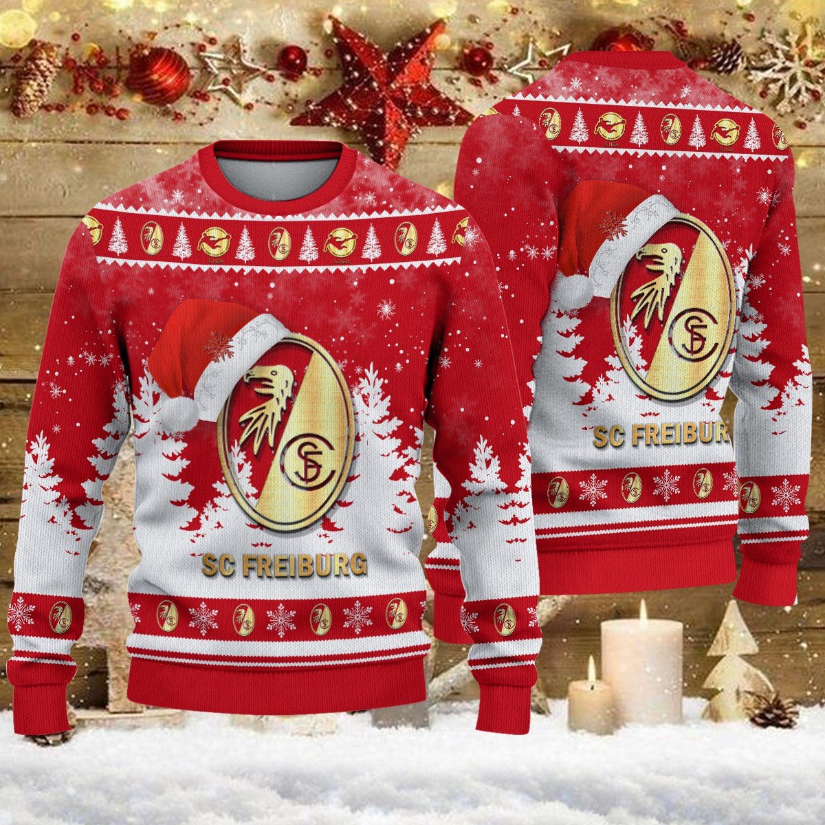 Weihnachtspullover SC Freiburg II – Ugly Christmas Sweater