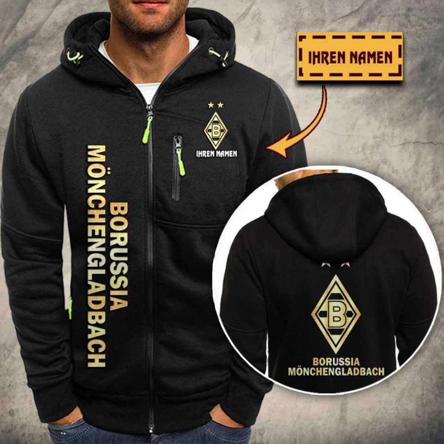Borussia Mönchengladbach Kapuzensweatjacke – Bild 8