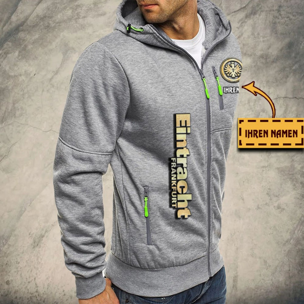 Eintracht Frankfurt Kapuzensweatjacke – Bild 6