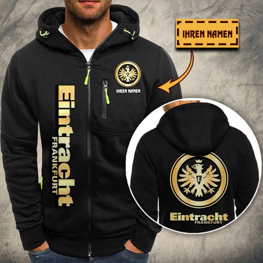 Eintracht Frankfurt Kapuzensweatjacke – Bild 8
