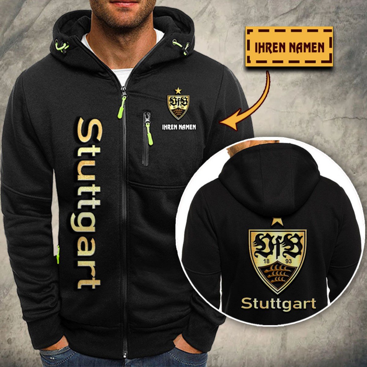 VfB Stuttgart Kapuzensweatjacke