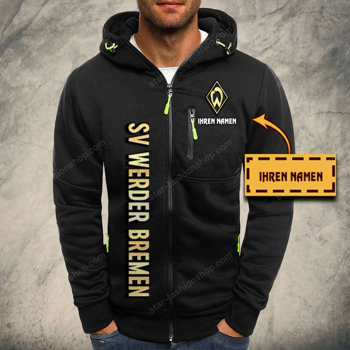 Werder Bremen Kapuzensweatjacke – Bild 2
