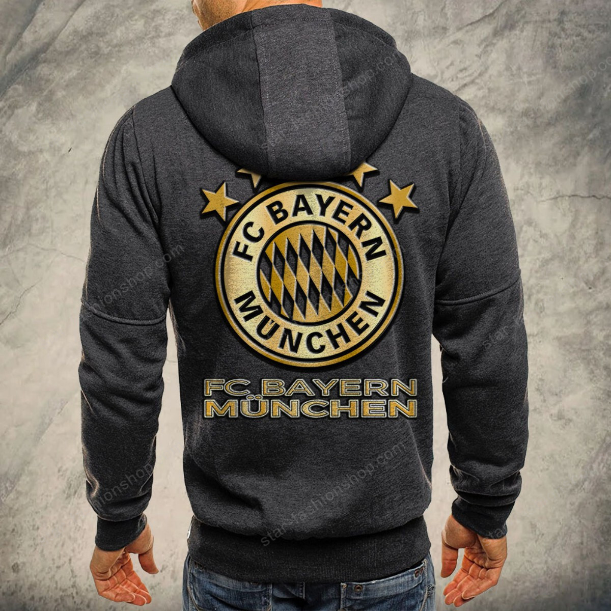 Bayern München Kapuzensweatjacke – Bild 5