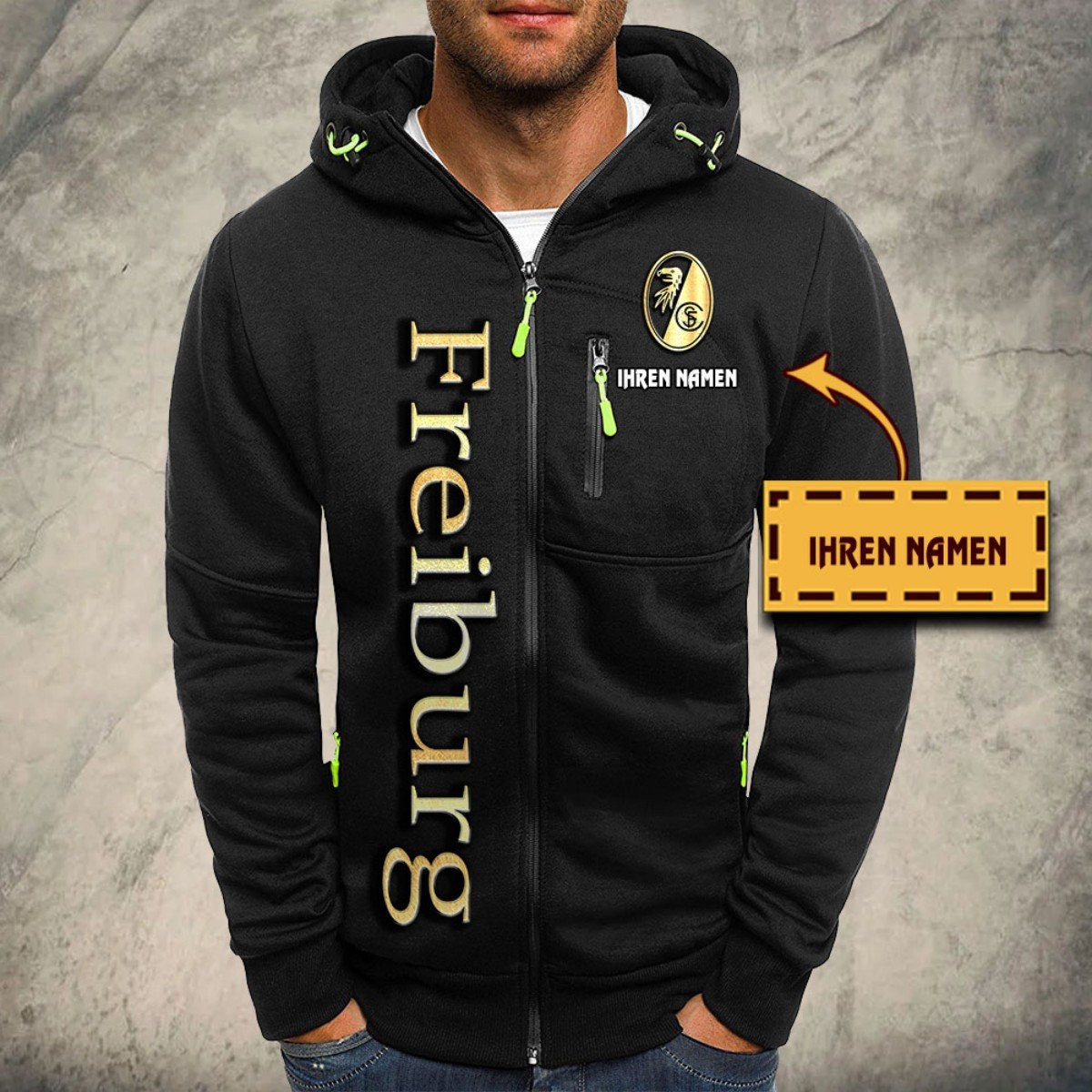 SC Freiburg Kapuzensweatjacke – Bild 2
