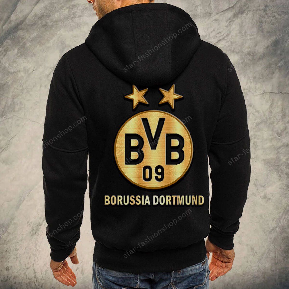 Borussia Dortmund II Kapuzensweatjacke – Bild 3