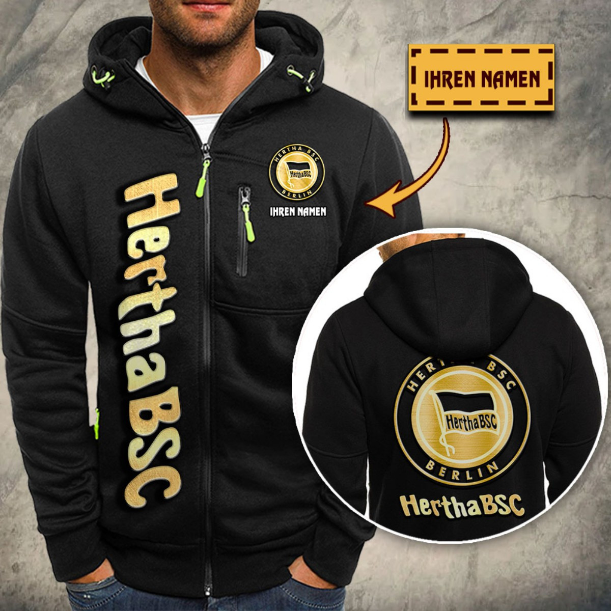 Hertha BSC Kapuzensweatjacke