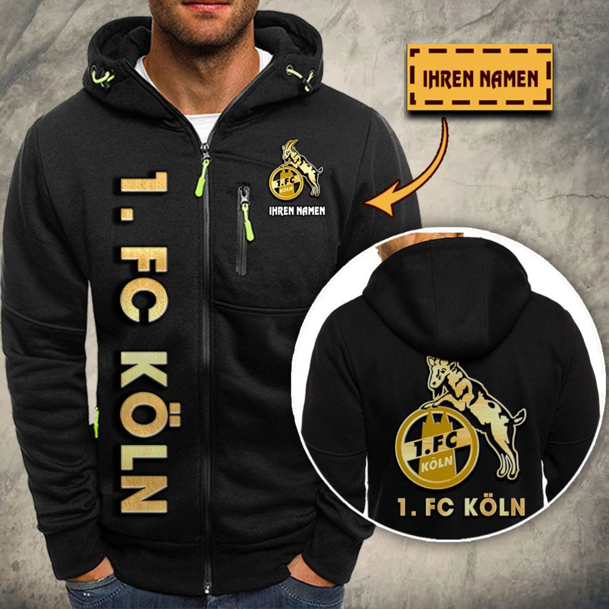 1. FC Köln Kapuzensweatjacke