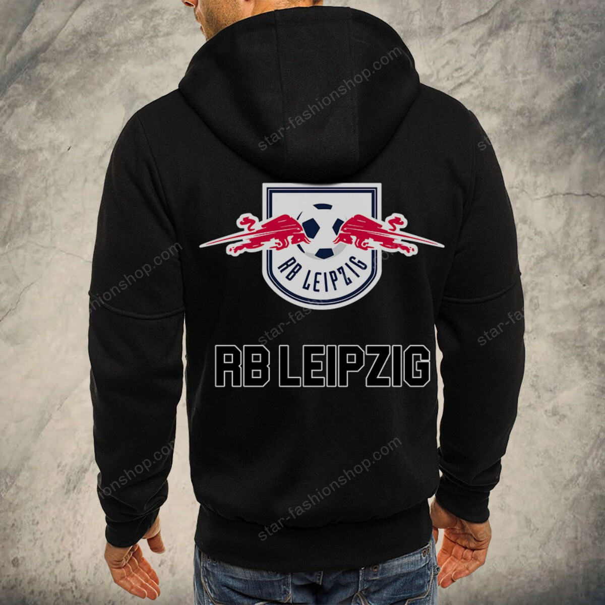 RB Leipzig Kapuzensweatjacke – Bild 3
