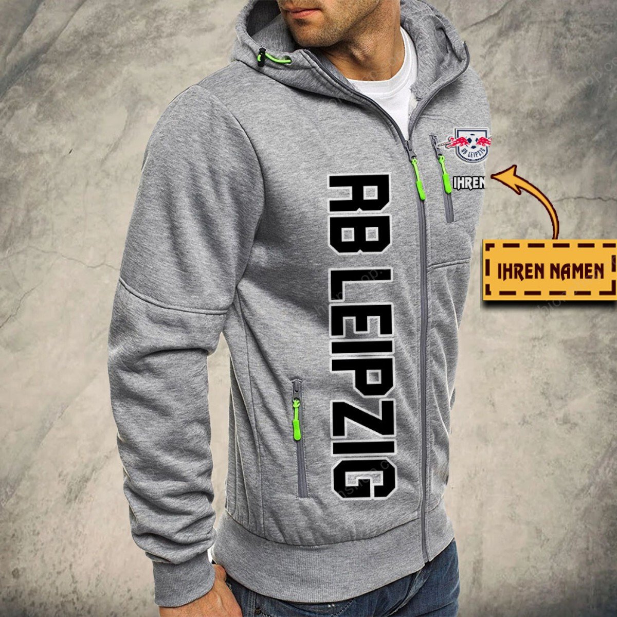 RB Leipzig Kapuzensweatjacke – Bild 6