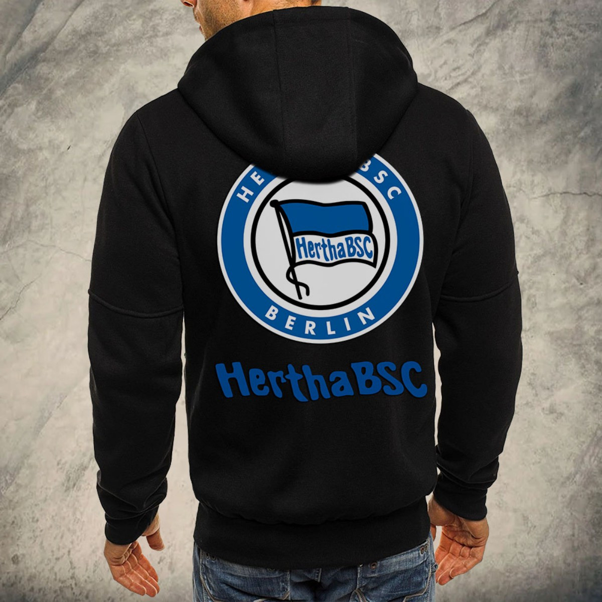 Hertha BSC Kapuzensweatjacke – Bild 3