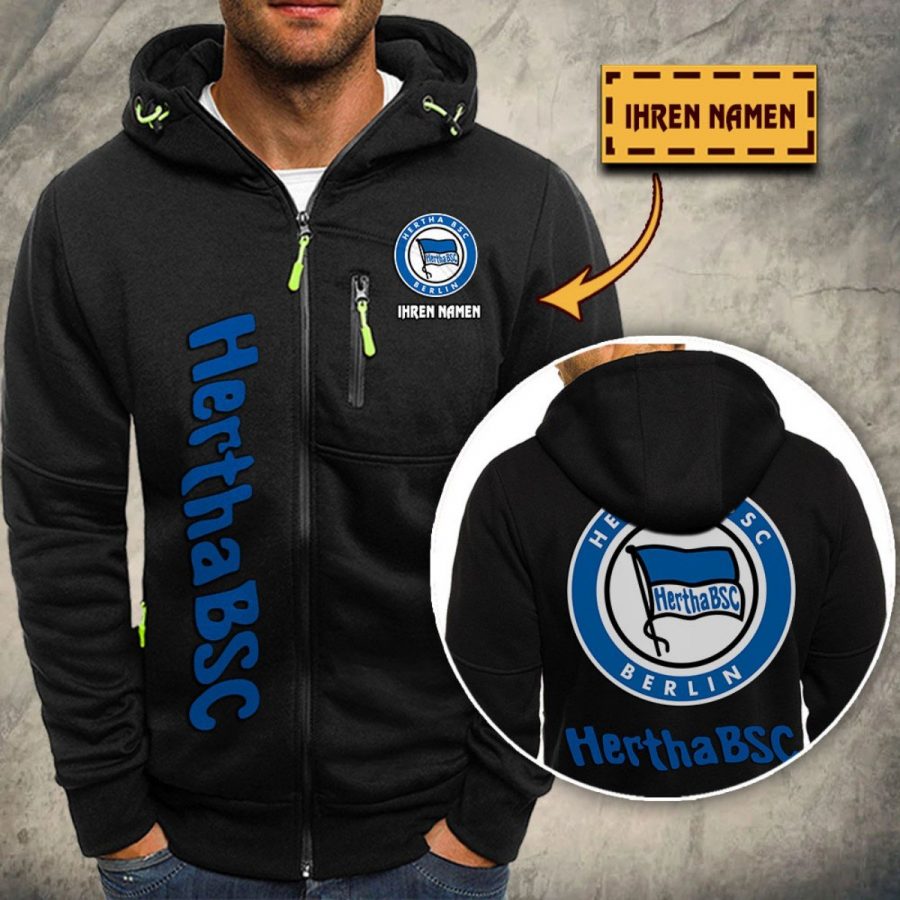 Hertha BSC Kapuzensweatjacke – Bild 8