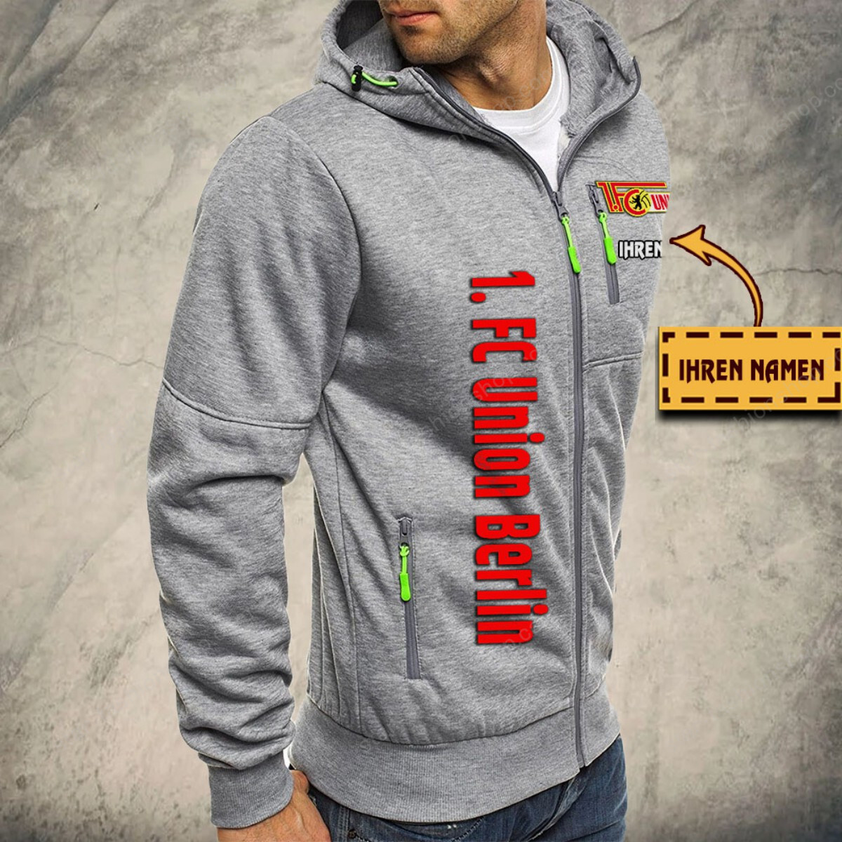 Union Berlin Kapuzensweatjacke – Bild 6