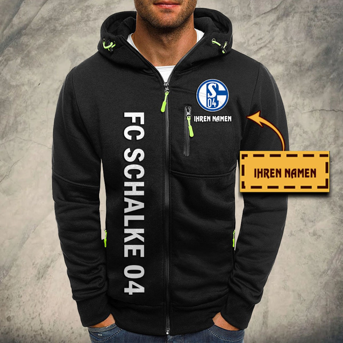Schalke 04 Kapuzensweatjacke – Bild 2