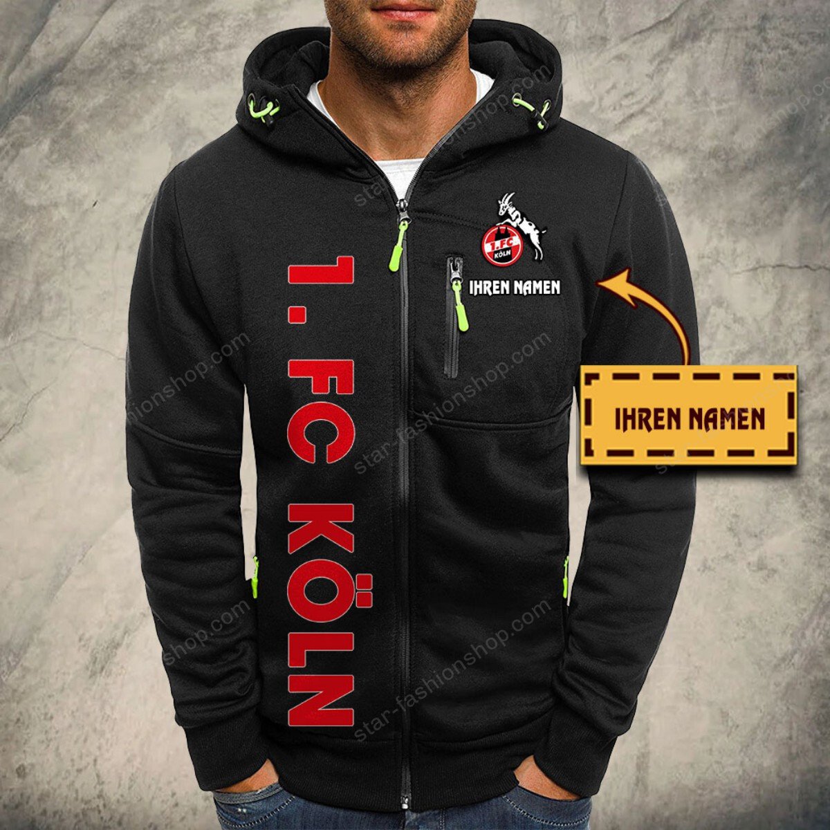 1. FC Köln Kapuzensweatjacke – Bild 2