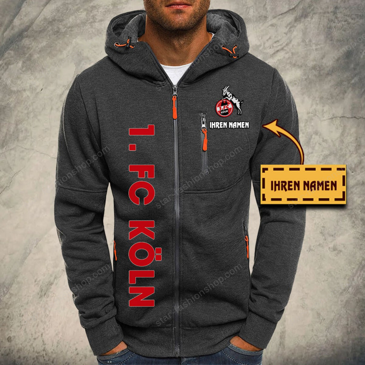 1. FC Köln Kapuzensweatjacke – Bild 4