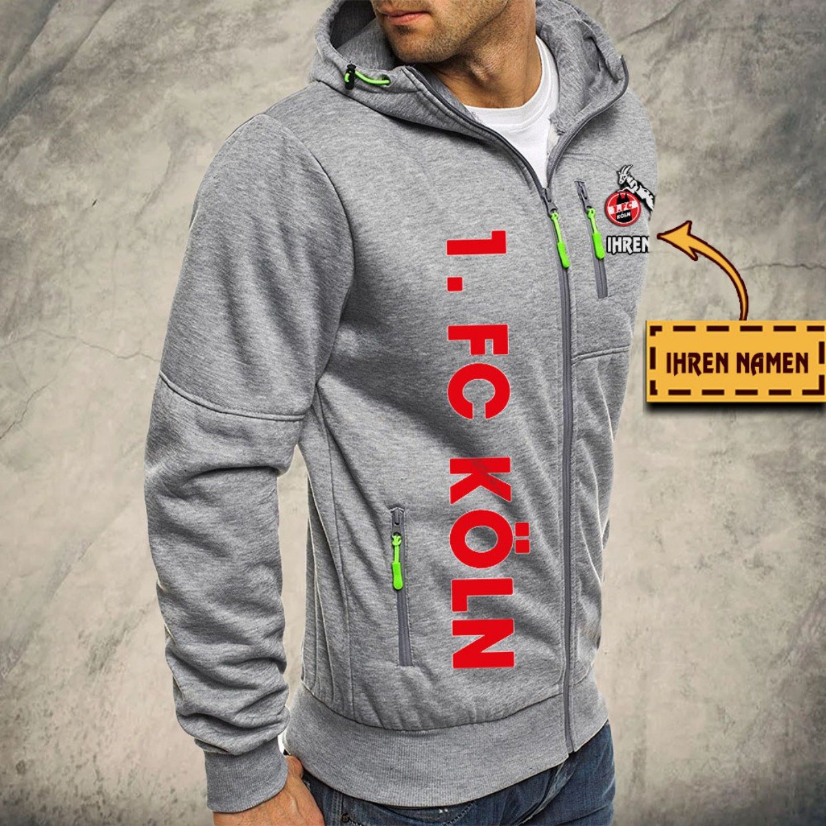 1. FC Köln Kapuzensweatjacke – Bild 6
