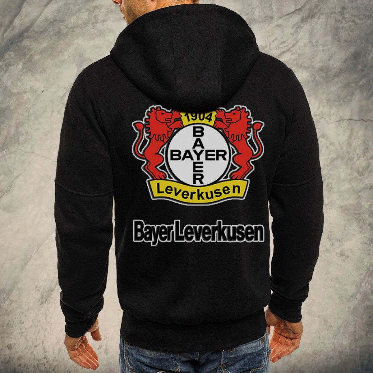 Bayer 04 Leverkusen Kapuzensweatjacke – Bild 3