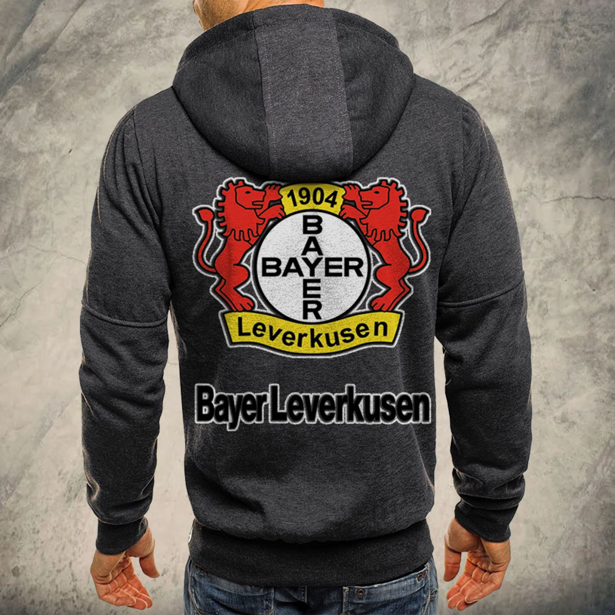 Bayer 04 Leverkusen Kapuzensweatjacke – Bild 5