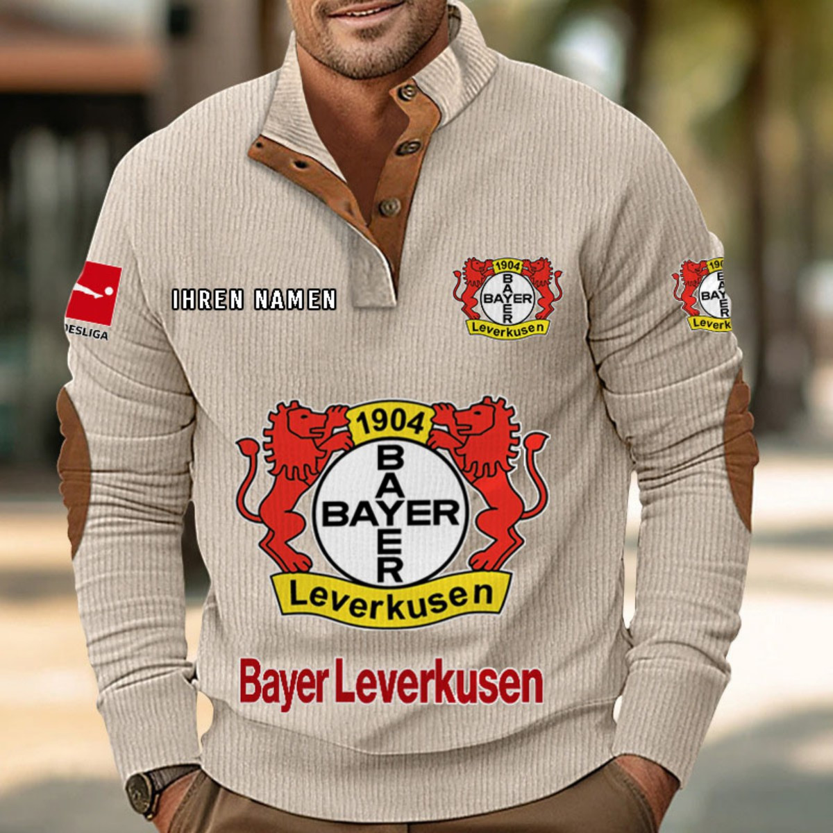 Bayer 04 Leverkusen Strickpullover – Bild 5