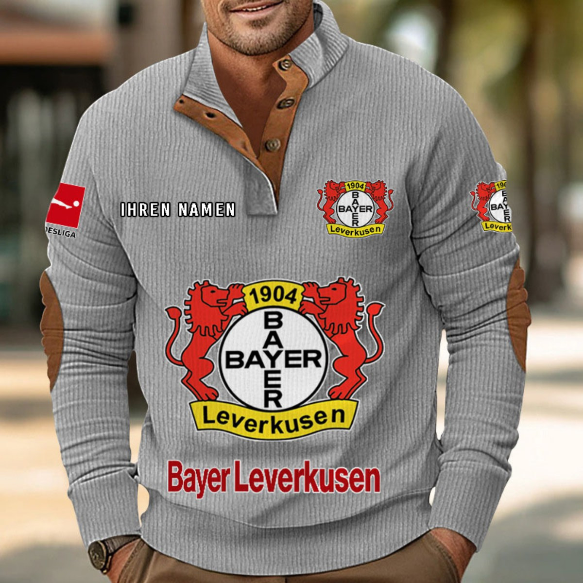 Bayer 04 Leverkusen Strickpullover – Bild 6