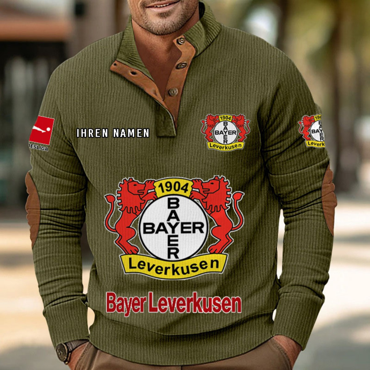 Bayer 04 Leverkusen Strickpullover – Bild 8