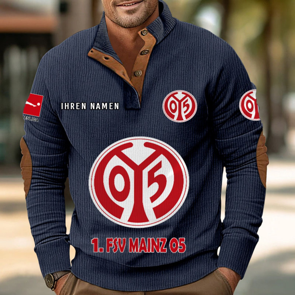 1. FSV Mainz 05 Strickpullover – Bild 2