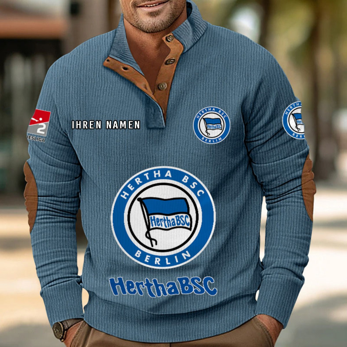 Hertha BSC Strickpullover – Bild 8
