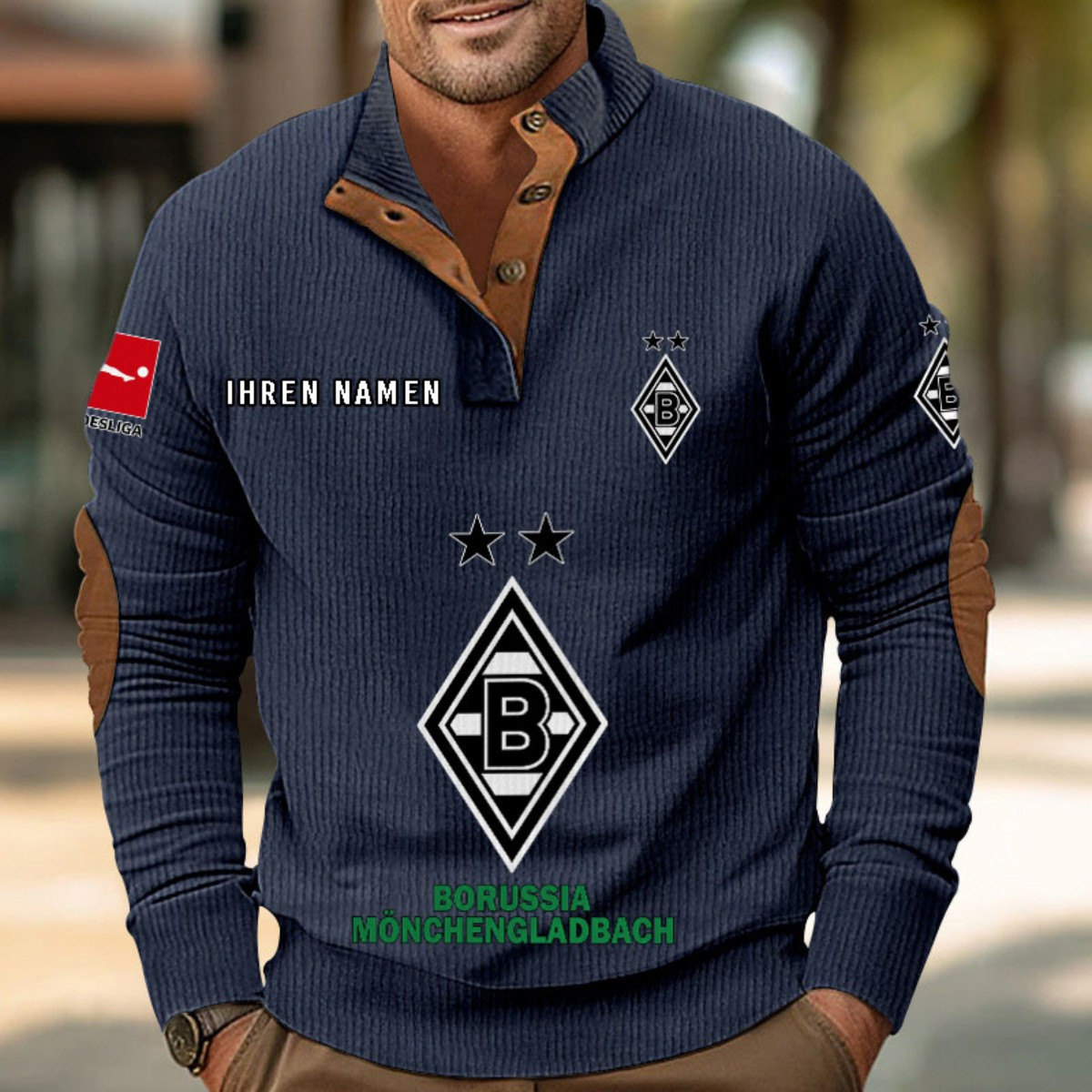 Borussia Mönchengladbach Strickpullover – Bild 2