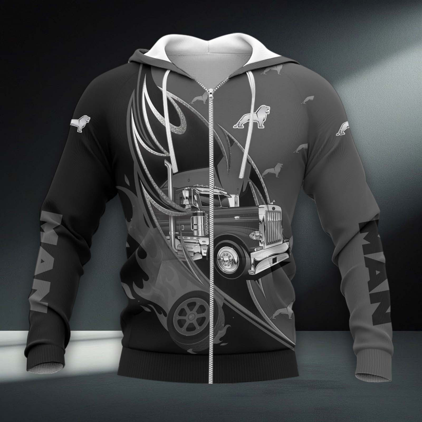 MAN Truck Hoodie Zip