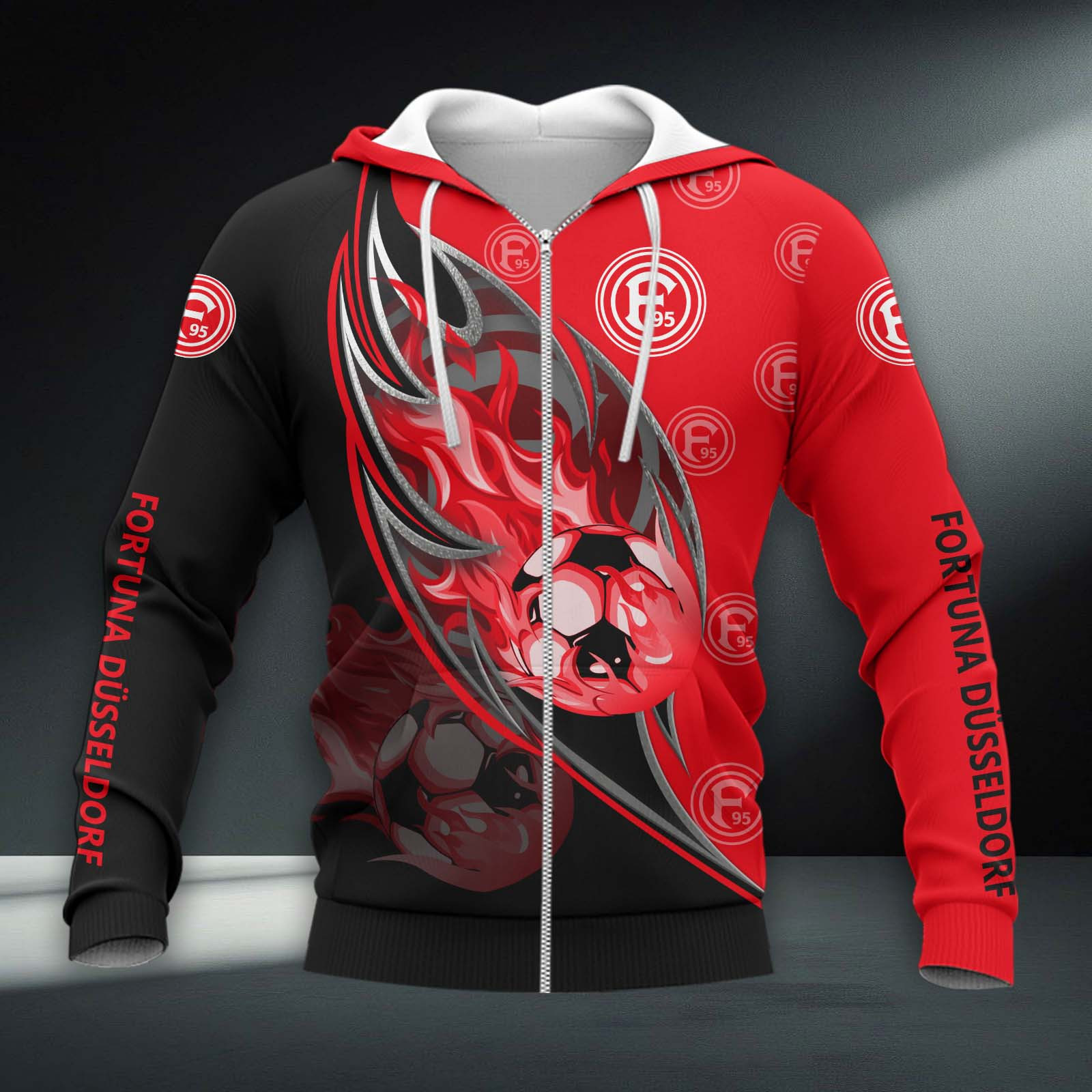 Fortuna Dusseldorf Hoodie Zip