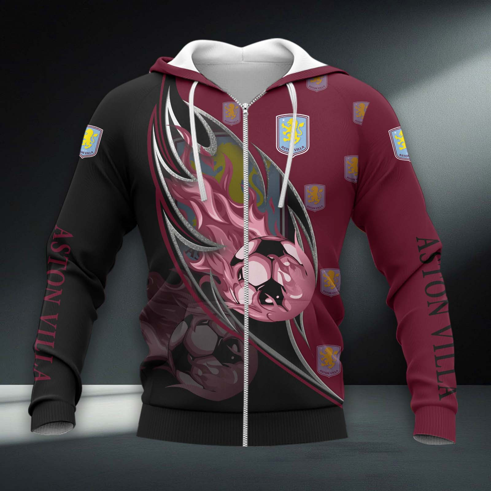 Aston Villa Hoodie Zip