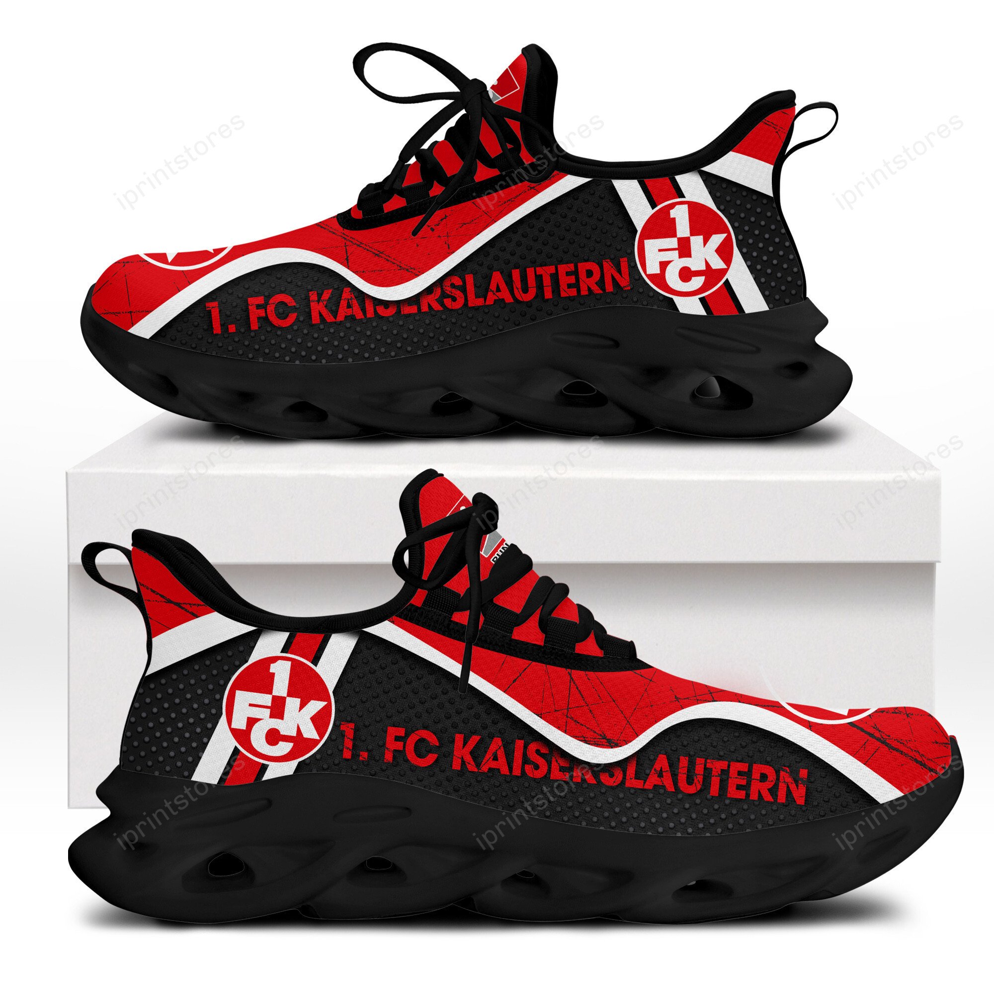 FC Kaiserslautern Kratzfester Vintage-Stil Schuhe