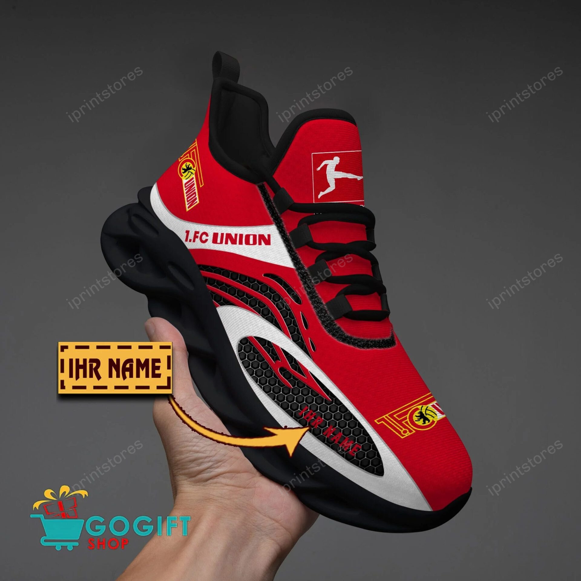 Bayer 04 Leverkusen Logo Pattern Schuhe – Bild 2