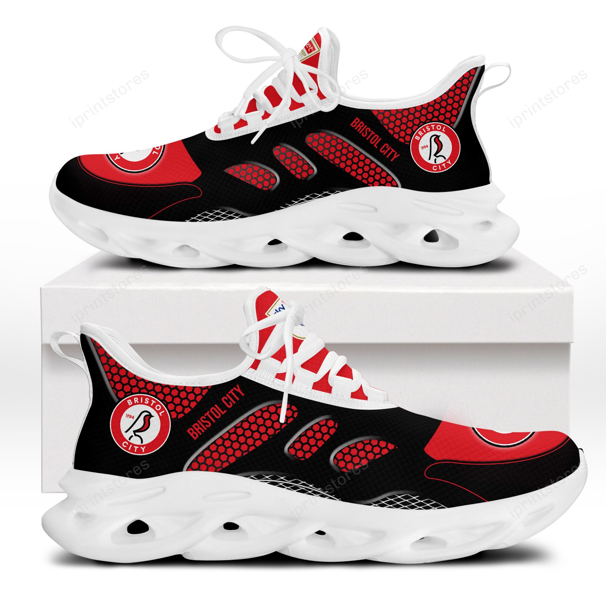Bristol City F.C. Großes Logo Schuhe