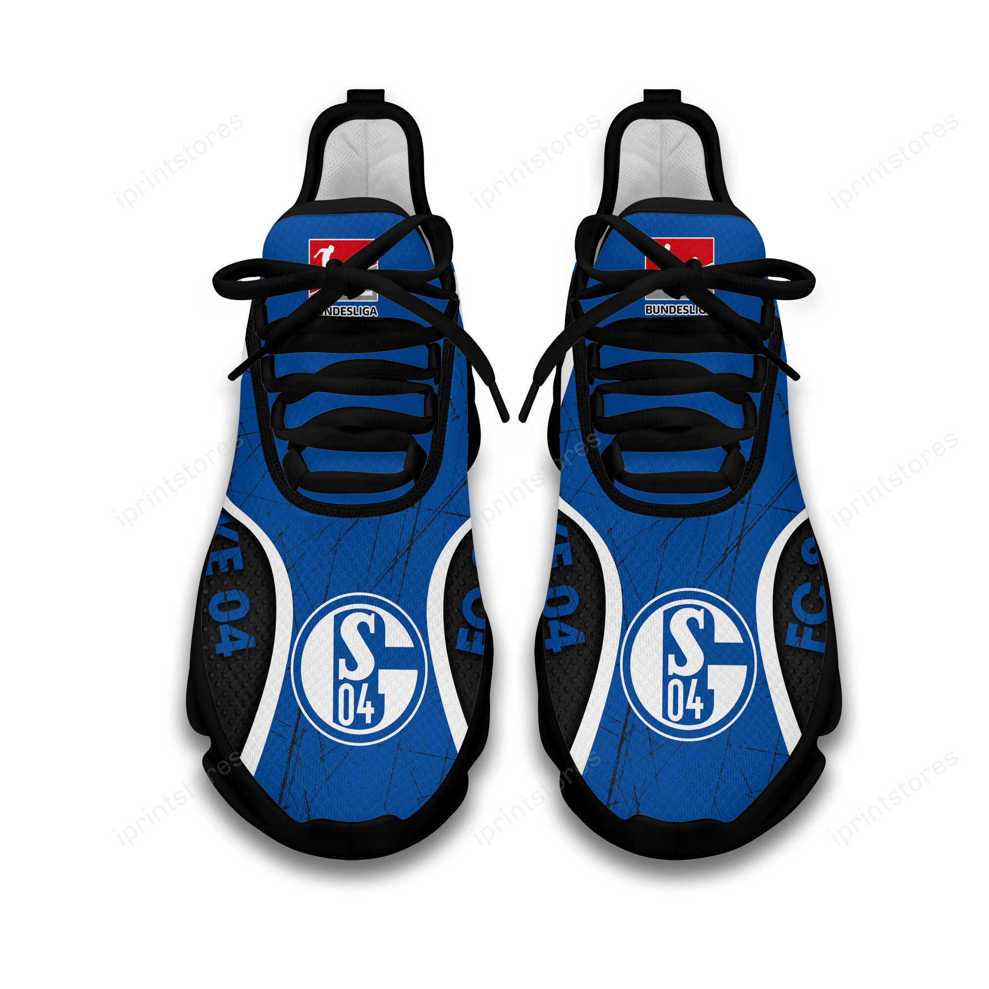 FC Schalke 04 Kratzfester Vintage-Stil Schuhe – Bild 2