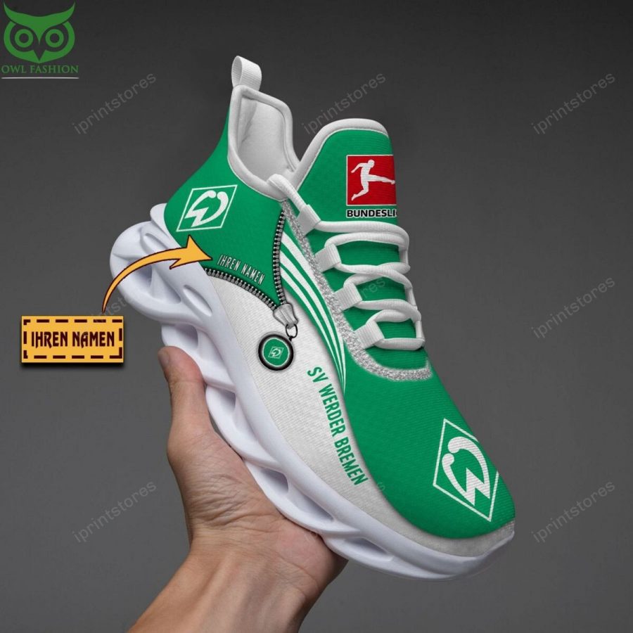 SV Werder Bremen Reißverschlussmuster Schuhe – Bild 3
